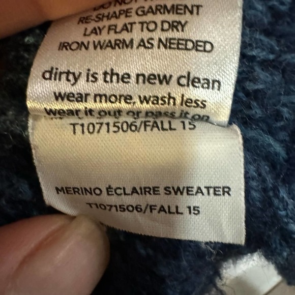 Toad&Co Merino Eclair Sweater - Womens-Deep Navy Small - Picture 7 of 7